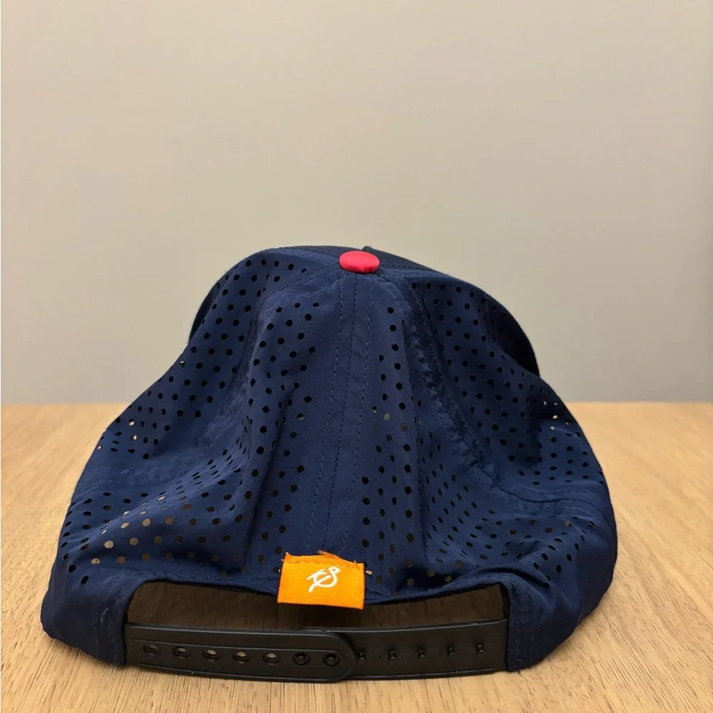 Whataburger Men's Navy Blue Rope-Trim Snapback Hat